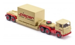 Wiking 050306 - H0 - Scania 111 Tieflade-Sattelzug Pieper